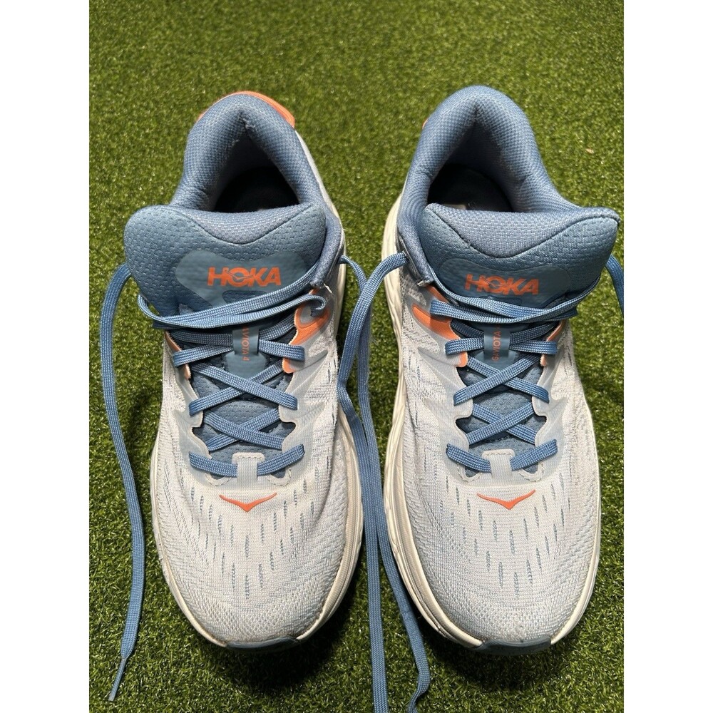Hoka One One Gaviota 4 Women’s Size 10 B Blue Fog Plein Air 1123199 Running Shoe - Picture 3 of 11